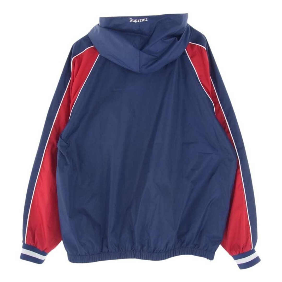 Supreme(シュプリーム)のSupreme シュプリーム ジャケット 23AW Hooded Warm Up Pullover Navy フーディー ウォーム アップ プルオーバー ジャケット ネイビー ネイビー系 S【美品】【中古】 メンズのジャケット/アウター(その他)の商品写真