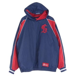 シュプリーム(Supreme)のSupreme シュプリーム ジャケット 23AW Hooded Warm Up Pullover Navy フーディー ウォーム アップ プルオーバー ジャケット ネイビー ネイビー系 S【美品】【中古】(その他)