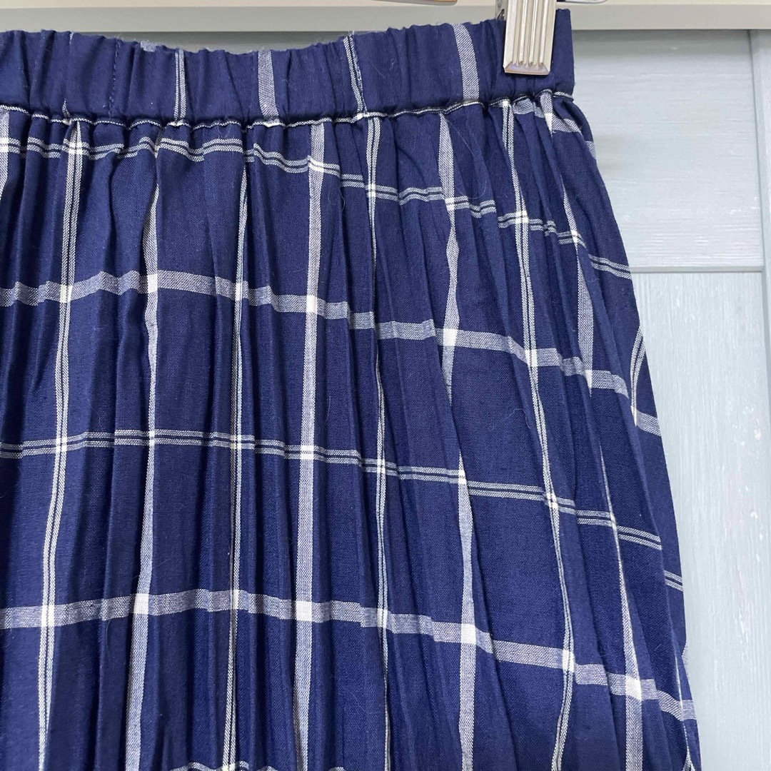 Rope' Picnic(ロペピクニック)のロペピクニック　スカート　プリーツ　ギャザー　ウエストゴム　チェック　38 レディースのスカート(ロングスカート)の商品写真