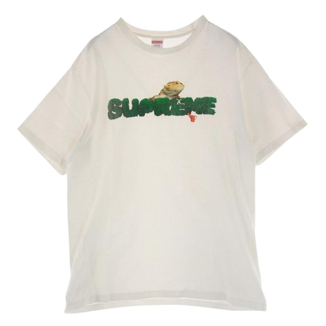 Supreme(シュプリーム)のSupreme シュプリーム Ｔシャツ 20SS LIZARD TEE リザード ロゴプリント 半袖 Tシャツ ホワイト系 L【中古】 メンズのトップス(シャツ)の商品写真