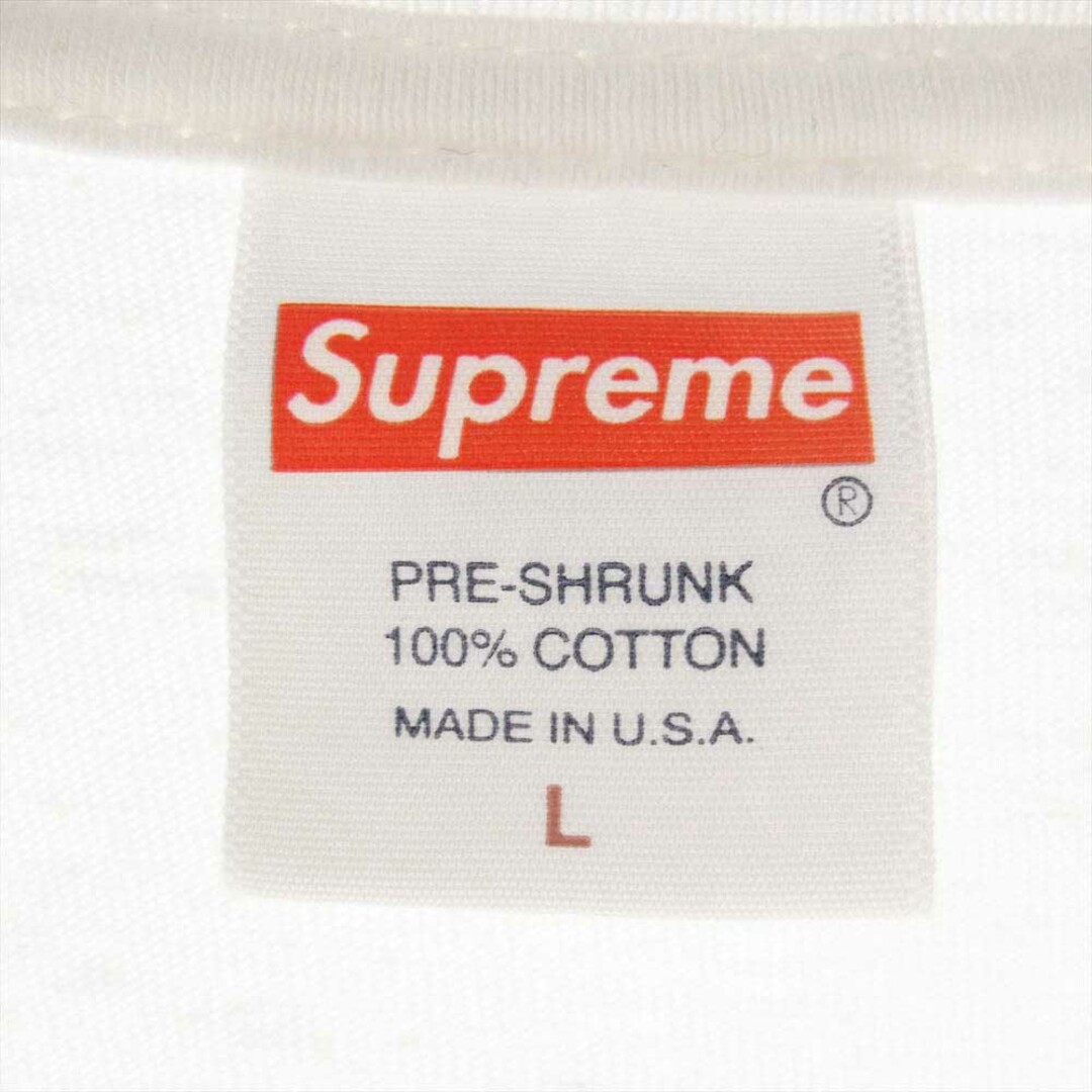 Supreme(シュプリーム)のSupreme シュプリーム Ｔシャツ 20SS LIZARD TEE リザード ロゴプリント 半袖 Tシャツ ホワイト系 L【中古】 メンズのトップス(シャツ)の商品写真