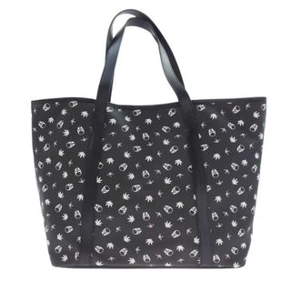 1piu1uguale3 ウノピュウノウグァーレトレ トートバッグ lucien pellat-finet ルシアンペラフィネ ORIGINAL MONOGRAM TOTE BAG LARGE オリジナルモノグラム トートバッグ ラージ ブラック系【美品】【中古】