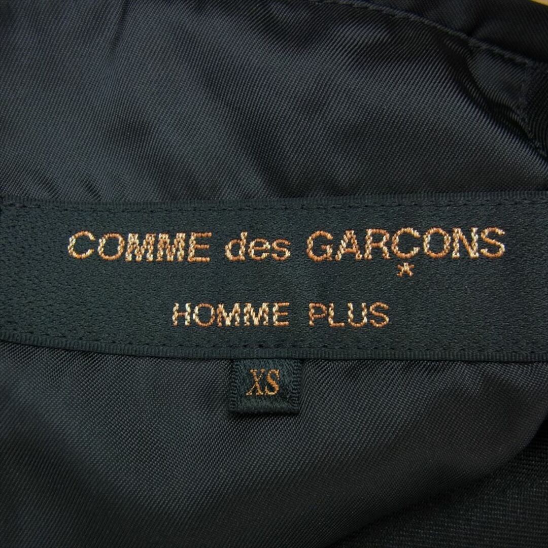 COMME des GARCONS HOMME PLUS(コムデギャルソンオムプリュス)のCOMME des GARCONS HOMME PLUS コムデギャルソンオムプリュス ジャケット 20AW PF-J062 エステル製品加工 燕尾 袖レイヤード  テーラード ジャケット コート ブラック系 XS【中古】 メンズのジャケット/アウター(その他)の商品写真