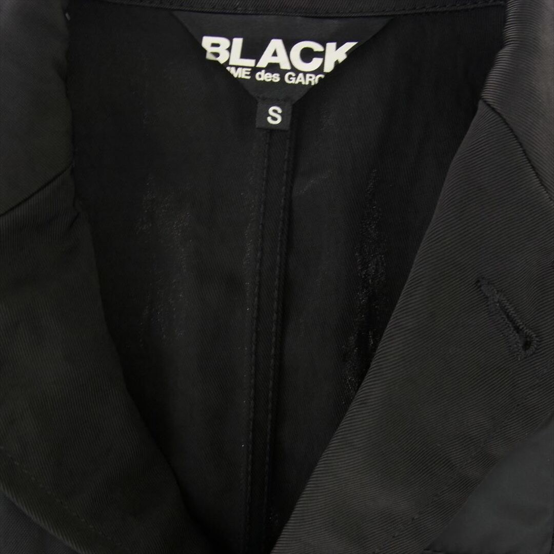 BLACK COMME des GARCONS(ブラックコムデギャルソン)のBLACK COMME des GARCONS ブラックコムデギャルソン ジャケット 12AW 1J-J034 パッチワーク テーラード ジャケット AD2012 ブラック系 S【中古】 メンズのジャケット/アウター(その他)の商品写真