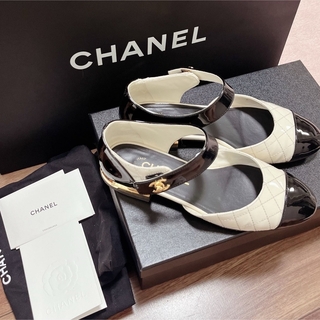シャネル(CHANEL)のシャネル CHANEL メリージェーン フラットシューズ ターンロック(ローファー/革靴)