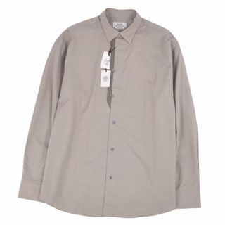 エルメス(Hermes)の未使用 エルメス HERMES シャツ 20SS ロングスリーブ 長袖 コットン トップス メンズ フランス製 41/15(M相当) グレー(シャツ)