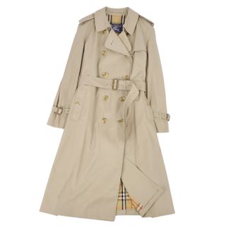 バーバリー(BURBERRY)の極美品 Vintage バーバリー Burberrys コート 英国製 トレンチコート コットン アウター レディース M相当 ベージュ(トレンチコート)