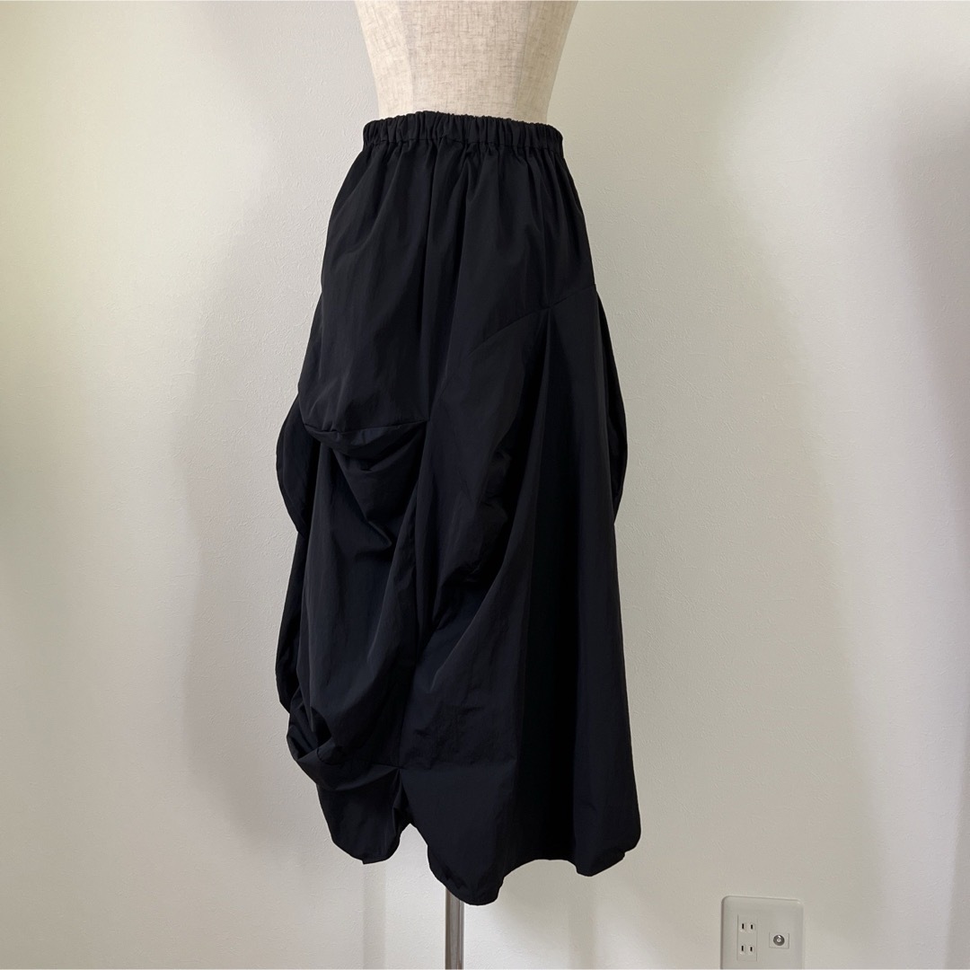 nagonstans(ナゴンスタンス)のナゴンスタンス water-repellent bummpy skirt レディースのスカート(ロングスカート)の商品写真