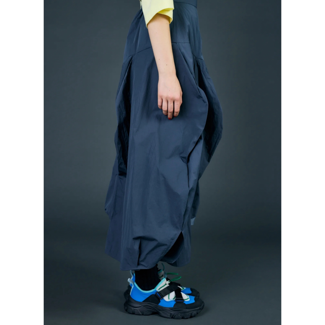 nagonstans(ナゴンスタンス)のナゴンスタンス water-repellent bummpy skirt レディースのスカート(ロングスカート)の商品写真