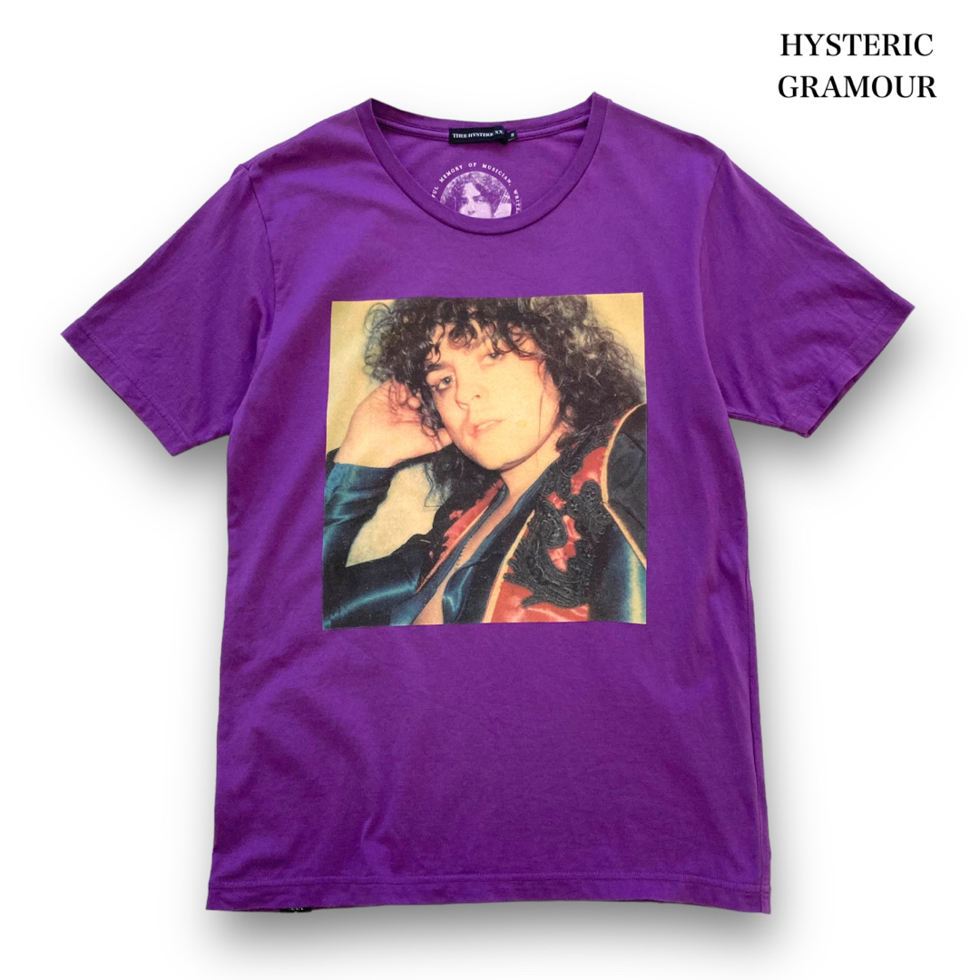 HYSTERIC GLAMOUR(ヒステリックグラマー)の【HYSTERIC GLAMOUR】T-REX 両面プリントtシャツ 紫 メンズのトップス(Tシャツ/カットソー(半袖/袖なし))の商品写真