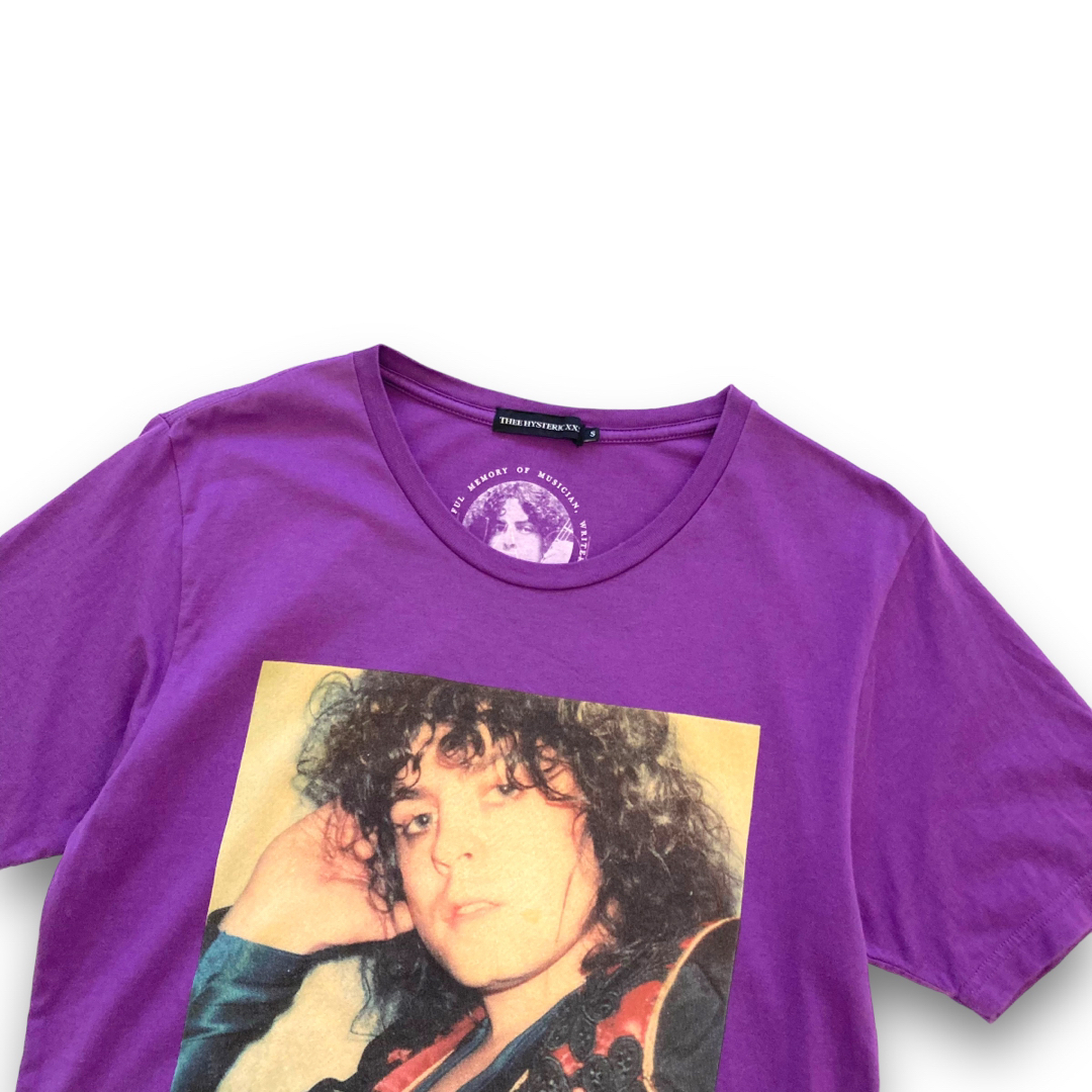 HYSTERIC GLAMOUR(ヒステリックグラマー)の【HYSTERIC GLAMOUR】T-REX 両面プリントtシャツ 紫 メンズのトップス(Tシャツ/カットソー(半袖/袖なし))の商品写真