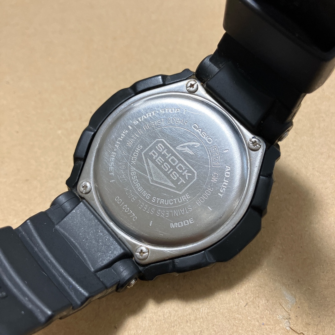 CASIO G-SHOCK GW-3000 B-1AJF 【動作確認済】 メンズの時計(腕時計(デジタル))の商品写真