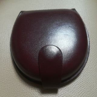 新品未使用＃馬蹄型本革コインケース＃genuine leather(コインケース/小銭入れ)