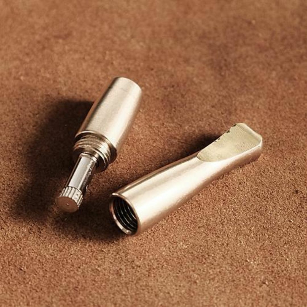 真鍮 シガレットホルダー（Sサイズ）タバコホルダー フィルター ブラス ゴールド メンズのファッション小物(タバコグッズ)の商品写真