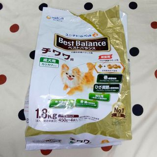 ユニチャーム(Unicharm)のユニ・チャーム ベストバランス カリカリ仕立て チワワ用 450g×3袋 未開封(犬)