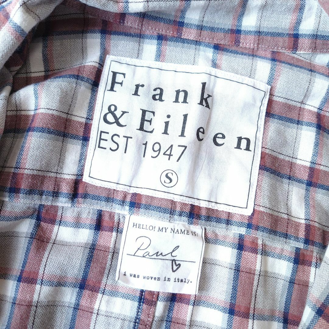 Frank&Eileen(フランクアンドアイリーン)のフランクアンドアイリーン PAUL アメリカ製 チェック 総柄 長袖シャツ S メンズのトップス(シャツ)の商品写真