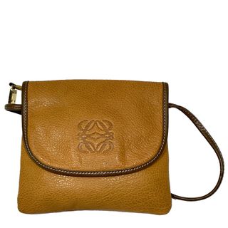 ロエベ(LOEWE)のLOEWE ショルダーバッグ アナグラム ポシェット 斜め掛け ヴィンテージ レザー(ショルダーバッグ)