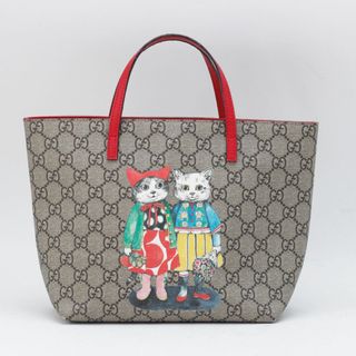 グッチ(Gucci)のY9832M 内側美品 グッチGGスプリーム チルドレンズ ヒグチユウコ バッグ(ハンドバッグ)