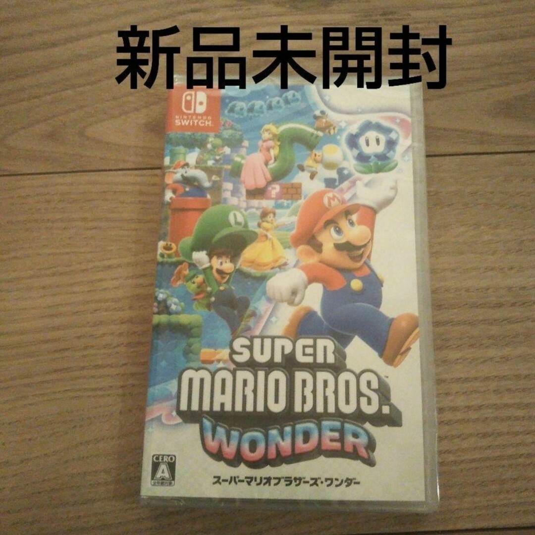 Nintendo Switch(ニンテンドースイッチ)のネコポス発送 新品未開封 Switch スーパーマリオブラザーズ ワンダー エンタメ/ホビーのゲームソフト/ゲーム機本体(家庭用ゲームソフト)の商品写真