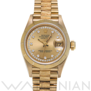 ロレックス(ROLEX)の中古 ロレックス ROLEX 69278G 89番台(1985年頃製造) シャンパン /ダイヤモンド レディース 腕時計(腕時計)