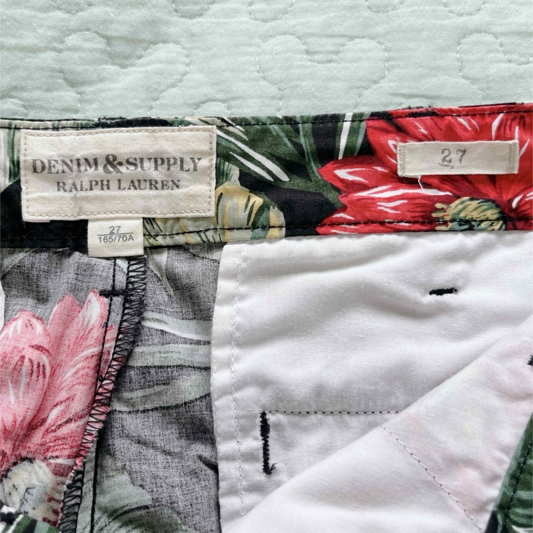 Denim & Supply Ralph Lauren(デニムアンドサプライラルフローレン)のラルフローレン デニムアンドサプライ 花柄 ハーフパンツ ショートパンツ 27 メンズのパンツ(ショートパンツ)の商品写真