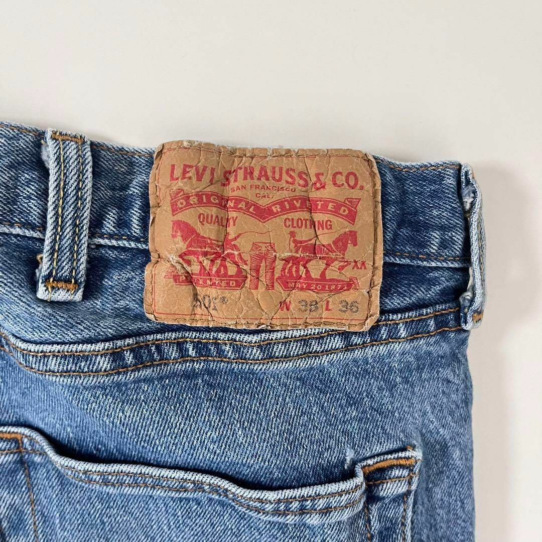 Levi's(リーバイス)のリーバイス 501 水色 メキシコ製 w38 L36 ストレート 色落ち メンズのパンツ(デニム/ジーンズ)の商品写真