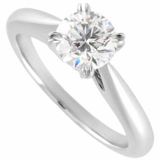 HARRY WINSTON - ハリーウィンストン HARRY WINSTON ラウンドカット ソリティア リング 指輪 ダイヤモンド 0.59ct 約5号 RGDPRD005NSS Pt950 E/VVS2/3EX レディース【中古】