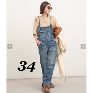 アパルトモンドゥーズィエムクラス(L'Appartement DEUXIEME CLASSE)の【L'ppartement  】Denim OVER ALL 34(サロペット/オーバーオール)