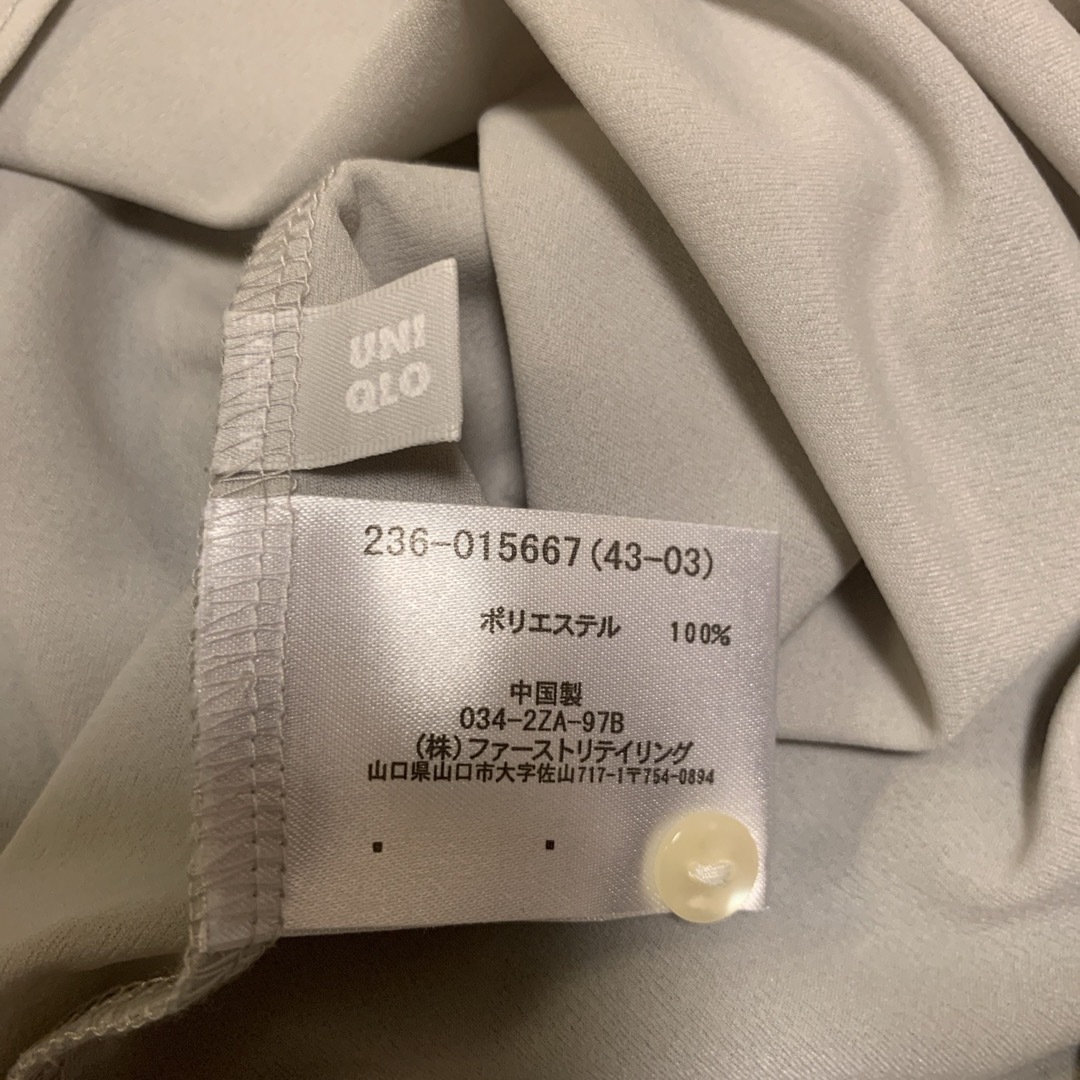 UNIQLO(ユニクロ)のユニクロ　シフォン？シャツ レディースのトップス(シャツ/ブラウス(長袖/七分))の商品写真