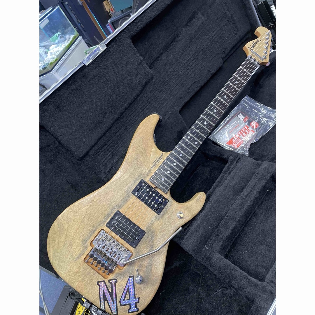 使用少ない中古!washburn N4 RELIC.オリジナルfloydrose 使用少ない中古!washburn N4 RELIC.オリジナルfloydrose
