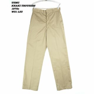 ミリタリー(MILITARY)のUSMC KHAKI CTN/POLY TWILL TROUSERS PA062(チノパン)