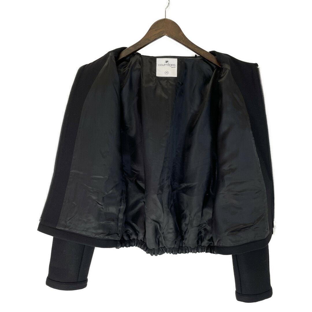 Courreges(クレージュ)のクレージュ 323CBL046WO00349999 WOLL ZIPPED BOMBER JACKET 48 レディースのジャケット/アウター(その他)の商品写真