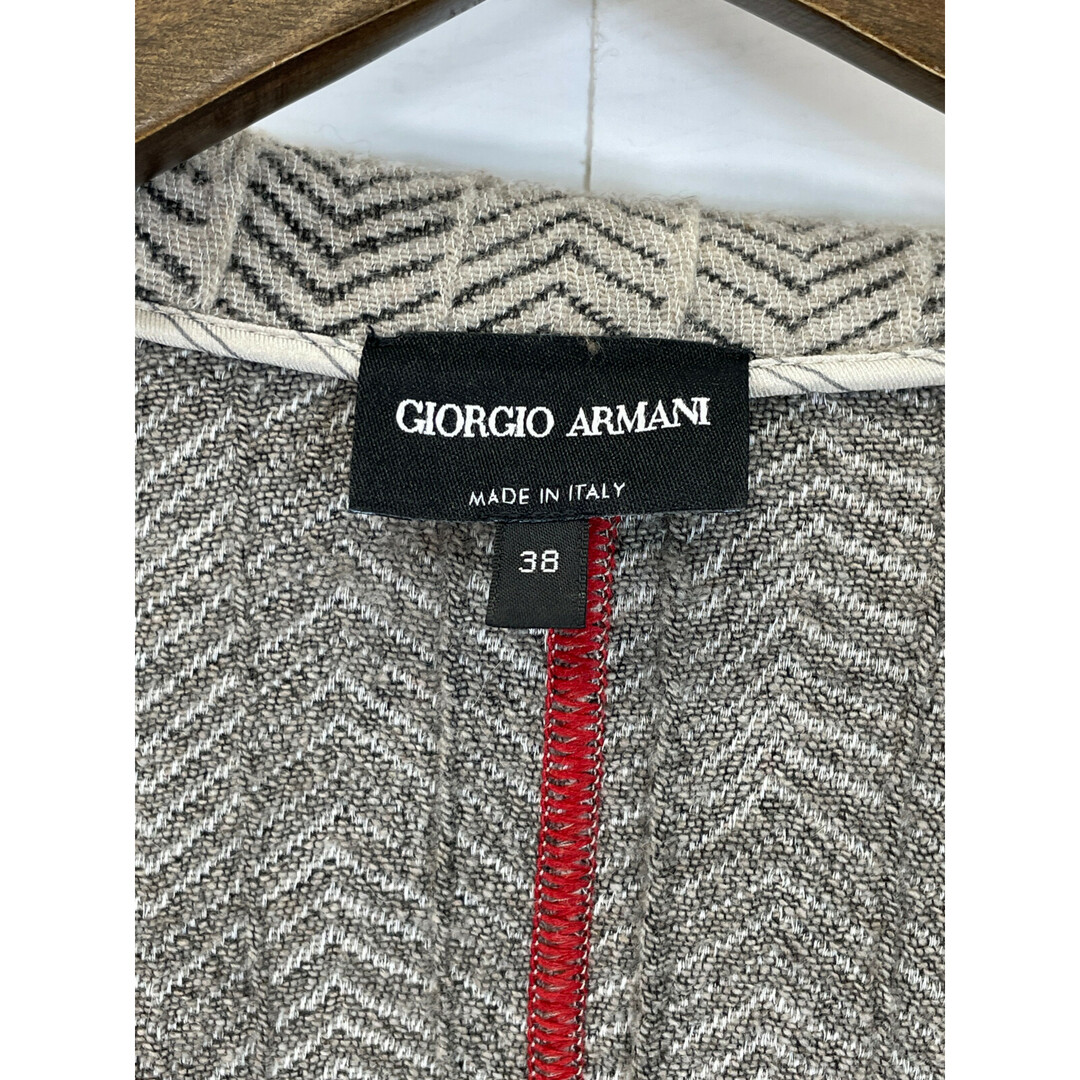 Giorgio Armani(ジョルジオアルマーニ)のジョルジオアルマーニ ｸﾞﾚｰ 21年 ｶｼﾐﾔ混 6KAG50 AJVSZ ｼﾞｬｹｯﾄ 38 レディースのジャケット/アウター(その他)の商品写真