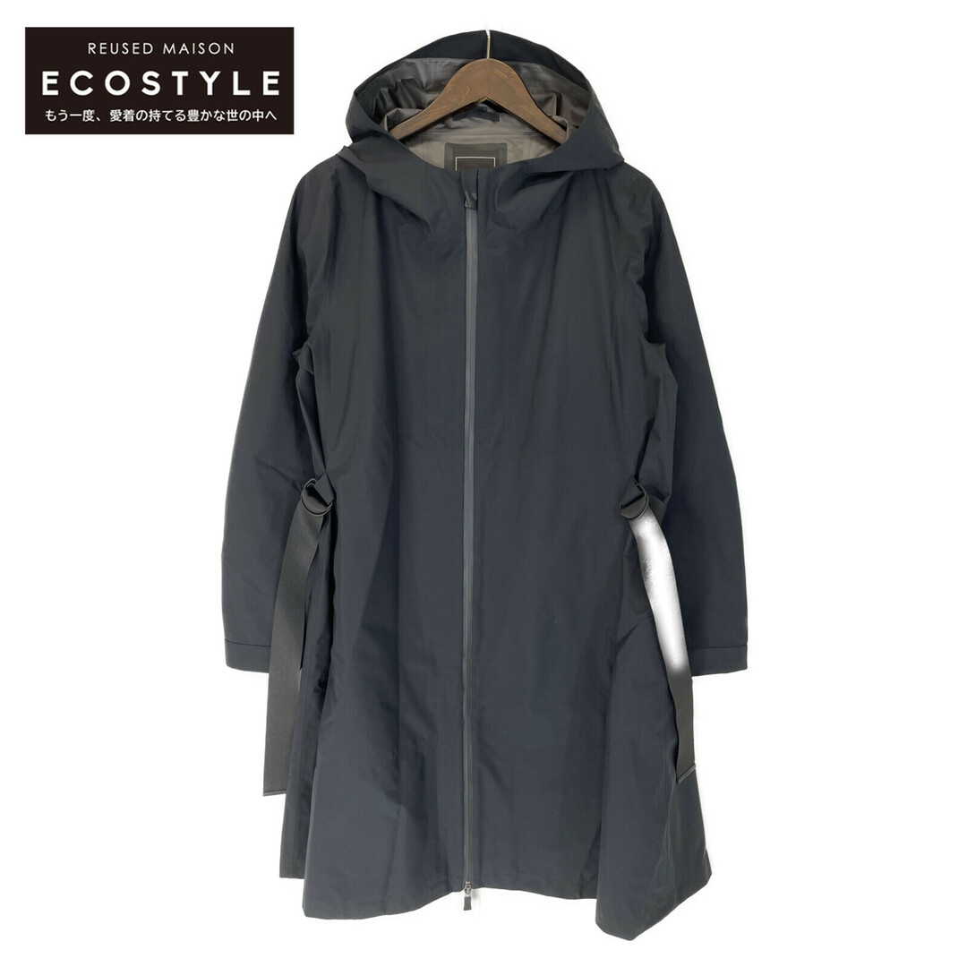 HERNO(ヘルノ)のヘルノ ﾌﾞﾗｯｸ GC00068DL-11101-9300 Laminar PACLITE SHELL GORE-TEX ｺｰﾄ 44 レディースのジャケット/アウター(その他)の商品写真