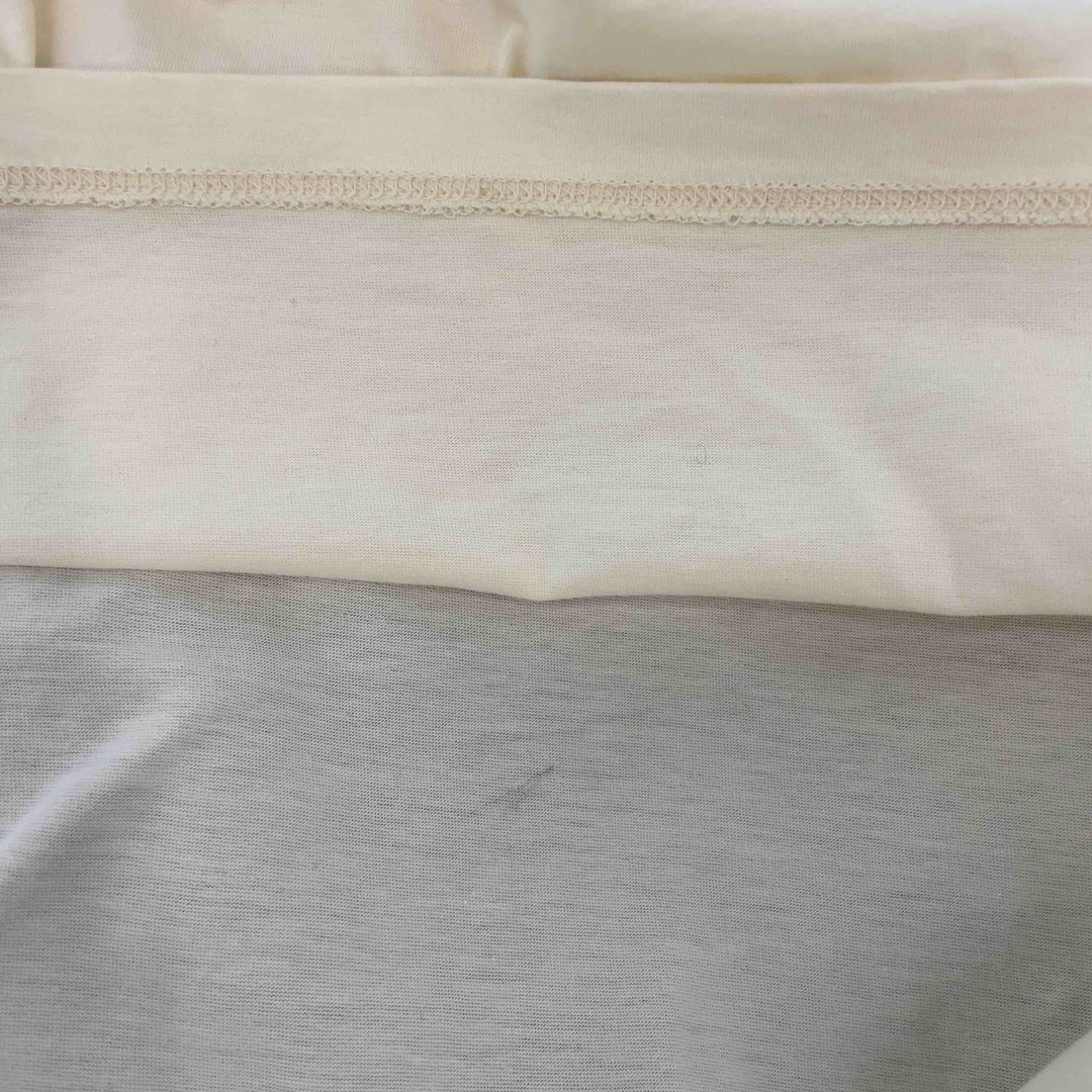Demi-Luxe BEAMS(デミルクスビームス)のDemi-Luxe BEAMS デミルクスビームス レディース Tシャツ（半袖） 五分袖 オフホワイト レディースのトップス(カットソー(半袖/袖なし))の商品写真