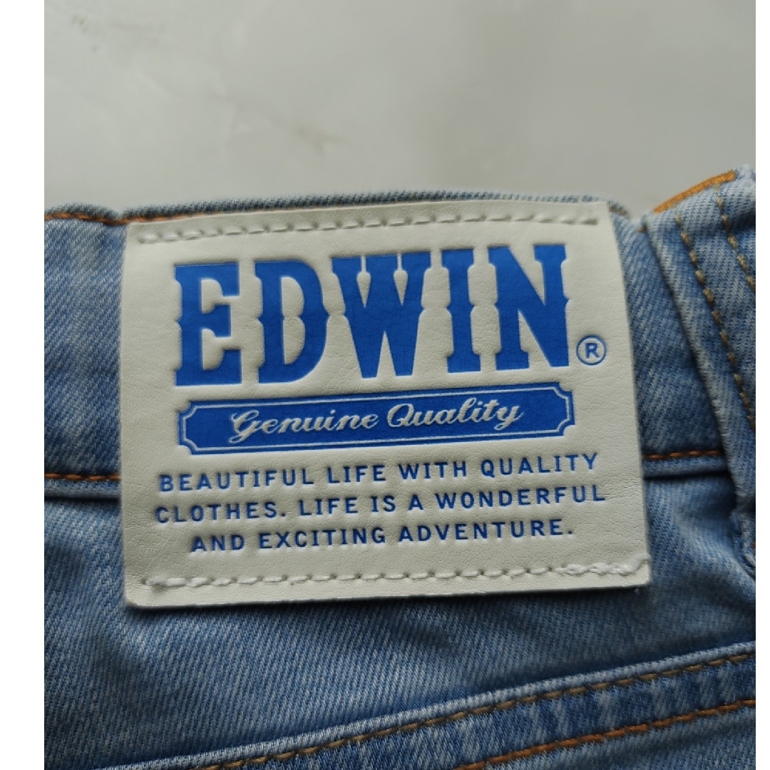 EDWIN(エドウィン)のEDWIN　デニム　ハーフパンツ キッズ/ベビー/マタニティのキッズ服男の子用(90cm~)(パンツ/スパッツ)の商品写真