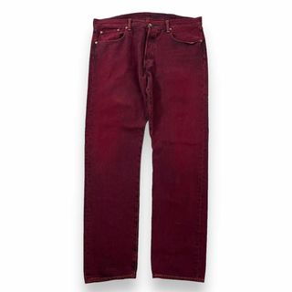 リーバイス(Levi's)のレアカラー リーバイス 501ct ワインレッド テーパード デニム w38(デニム/ジーンズ)