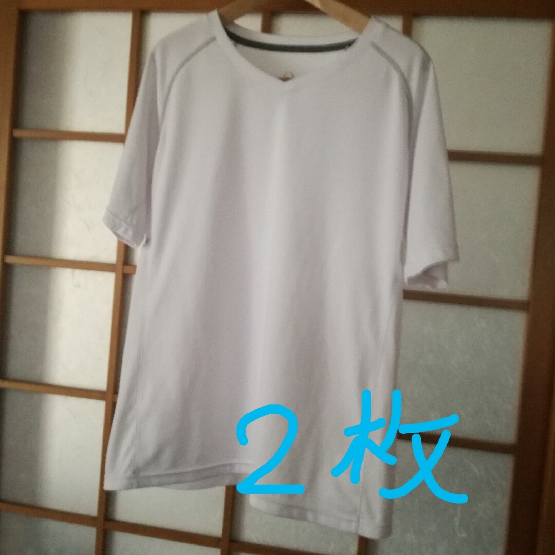 AEON(イオン)のスポーツウェア　Tシャツ　半袖　2枚組　メンズL メンズのトップス(Tシャツ/カットソー(半袖/袖なし))の商品写真