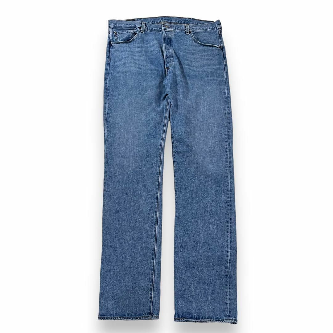 Levi's(リーバイス)のメキシコ製 リーバイス 501 水色 デニム ブランクタグ w38 L36 メンズのパンツ(デニム/ジーンズ)の商品写真