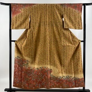 訪問着 身丈154cm 裄丈62cm 正絹 秀品 【中古】(着物)