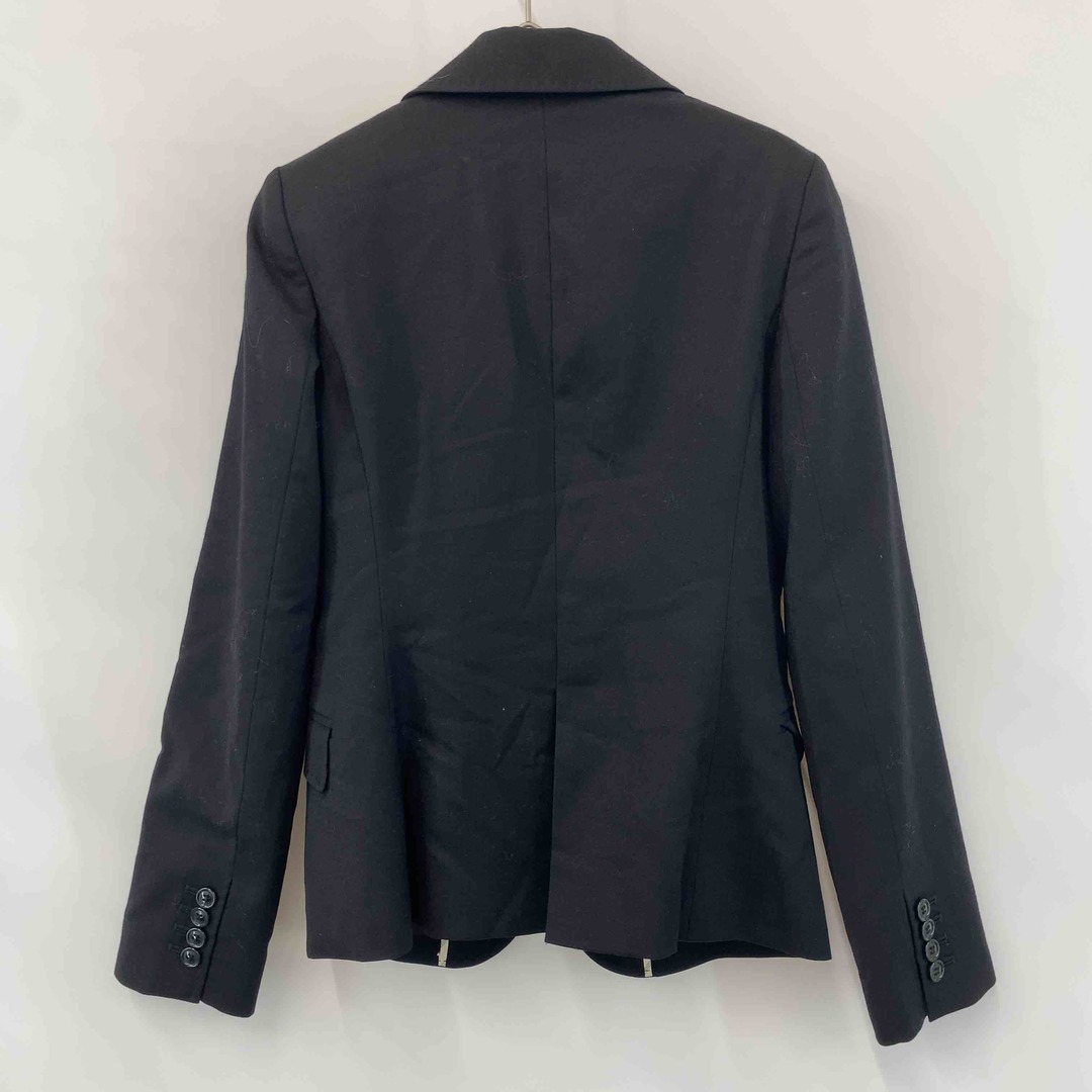 INED(イネド)のINED イネド レディーススーツ テーラードジャケット パンツ ストライプ柄 ブラック レディースのフォーマル/ドレス(スーツ)の商品写真