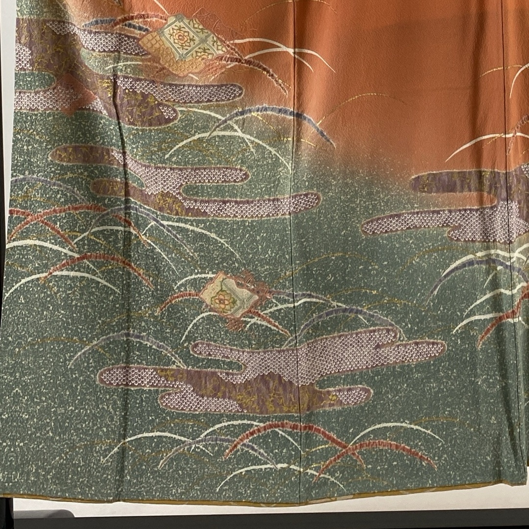 訪問着 身丈152cm 裄丈62cm 正絹 秀品 【中古】 レディースの水着/浴衣(着物)の商品写真