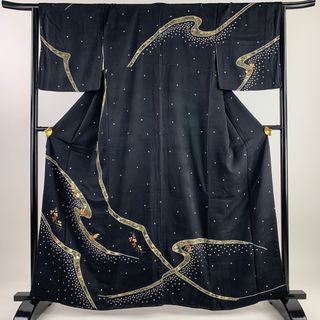 訪問着 身丈160.5cm 裄丈66.5cm 正絹 秀品 【中古】(着物)