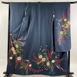 振袖 身丈161cm 裄丈67cm 正絹 秀品 【中古】(着物)