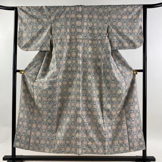 紬 身丈151.5cm 裄丈61.5cm 正絹 美品 秀品 【中古】(着物)