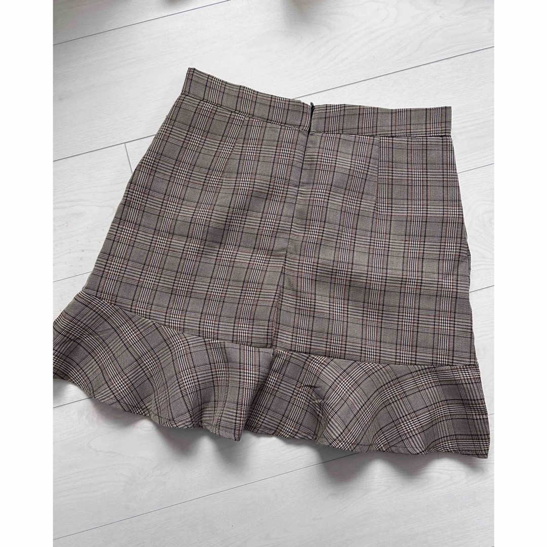 GRL(グレイル)のグレイル　チェック　フリル　スカート レディースのスカート(ミニスカート)の商品写真
