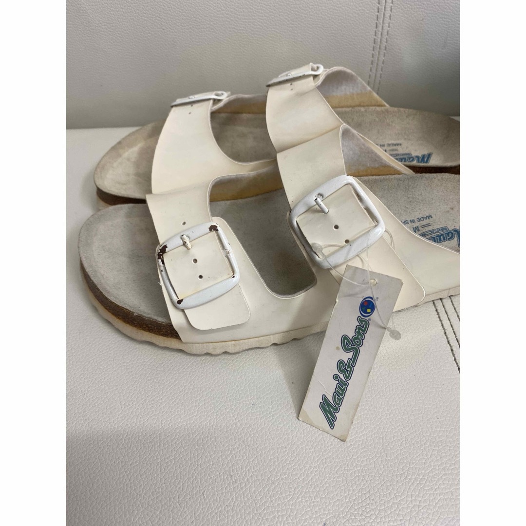 サンダル　Maui&sons サイズM 約26センチ　未使用 サンダル ホワイト メンズの靴/シューズ(サンダル)の商品写真