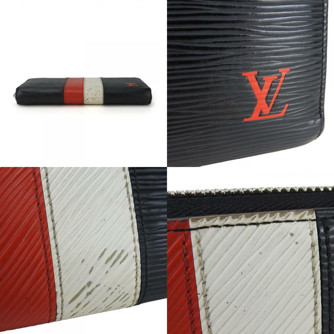 LOUIS VUITTON(ルイヴィトン)の【中古】 ルイ・ヴィトン 長財布 ジッピーウォレット M62983 エピレザー ブラック レッド ホワイト シルバー金具 ラウンドファスナー 小物 普段使い レディース メンズ LOUIS VUITTON レディースのファッション小物(財布)の商品写真