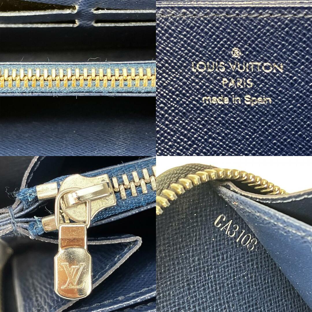 LOUIS VUITTON(ルイヴィトン)の【中古】 ルイ・ヴィトン 長財布 ジッピーウォレット M62983 エピレザー ブラック レッド ホワイト シルバー金具 ラウンドファスナー 小物 普段使い レディース メンズ LOUIS VUITTON レディースのファッション小物(財布)の商品写真