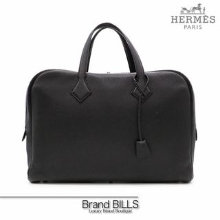 Hermes - 美品 エルメス ヴィクトリア2 H12 ビジネスバッグ ブリーフケース H076695CK89 トリヨンクレマンス ブラック シルバー金具 D刻印